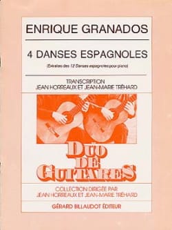 4 Danses Espagnoles N° 3-4-11-12 GRANADOS Partition Guitare