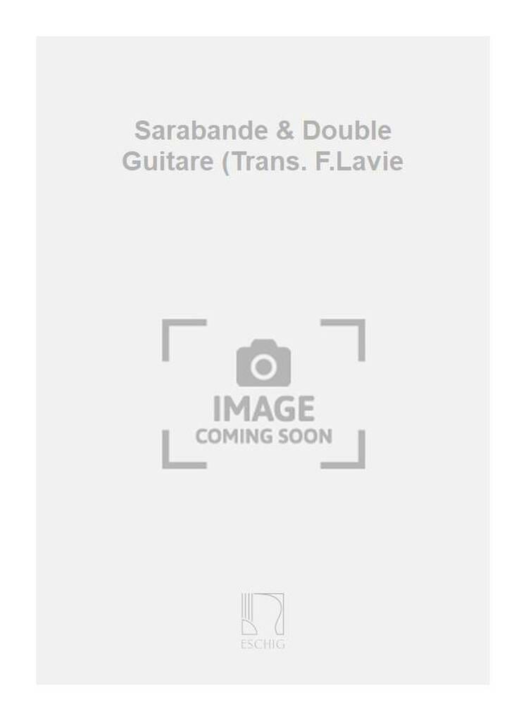 Sarabande et Double BWV 1002 - Guitare BACH Partition Guitare