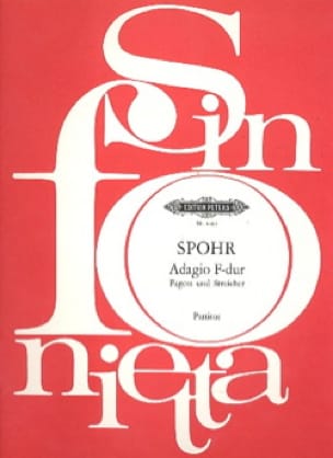 Adagio Fa Maj., op. 115 - Conducteur SPOHR Partition