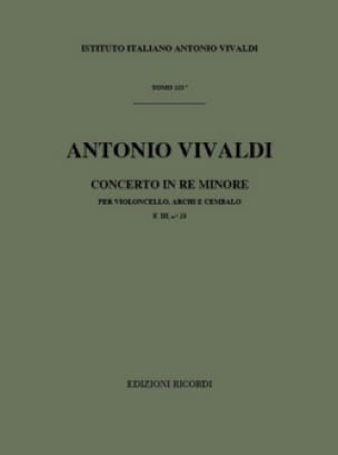 Concerto en ré min. - F. 3 N° 23 - Conducteur - VIVALDI - Partition