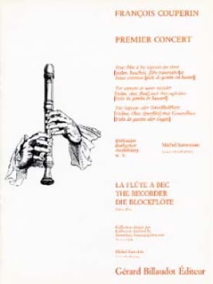 Premier concert - Flûte à bec et bc - COUPERIN - Partition