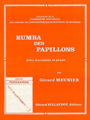 Rumba des papillons Gérard Meunier Partition Clarinette