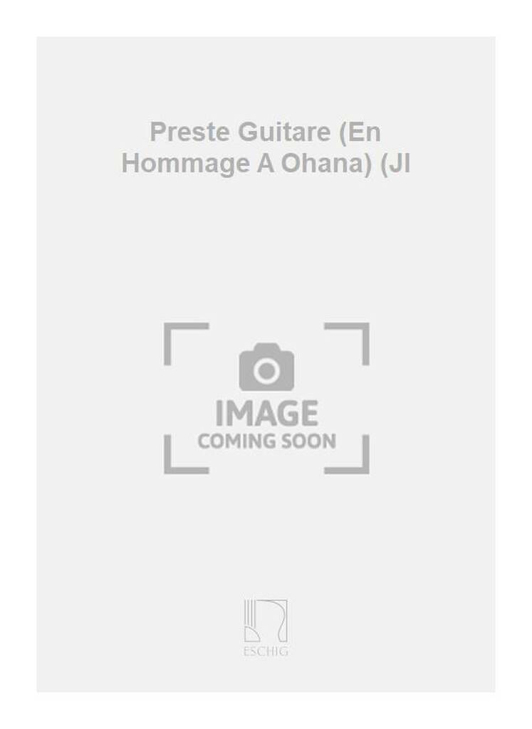 Preste Jean-Louis Petit Partition Guitare