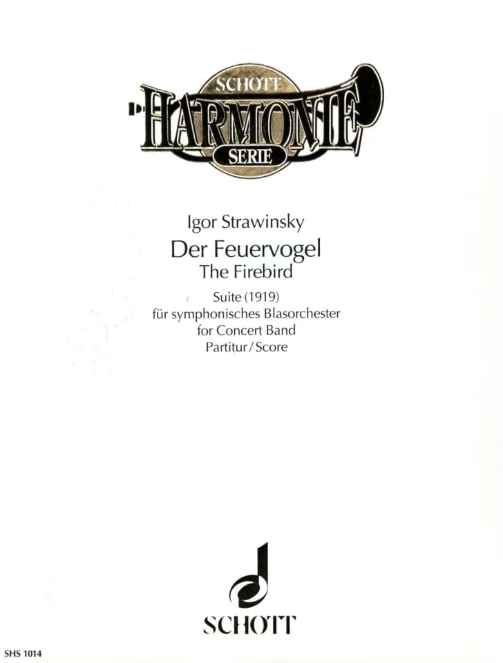 Der Feuervogel 1919 - Suite arr. - Partitur - STRAVINSKY - Partition