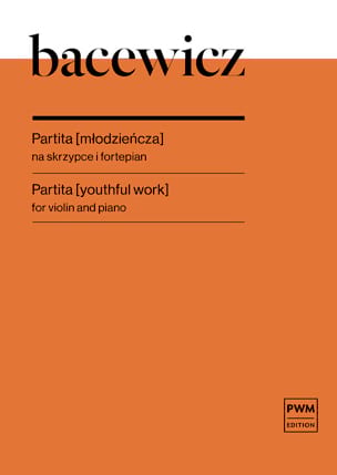 Bacewicz Grazyna - Partita - Partition - di-arezzo.de