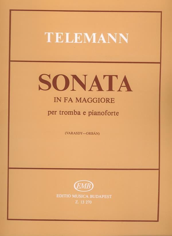 Sonate en Fa Majeur TELEMANN Partition