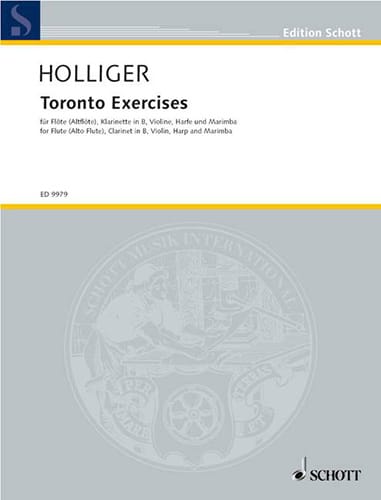 Toronto Exercices - Stimmen + Partitur Heinz Holliger Partition