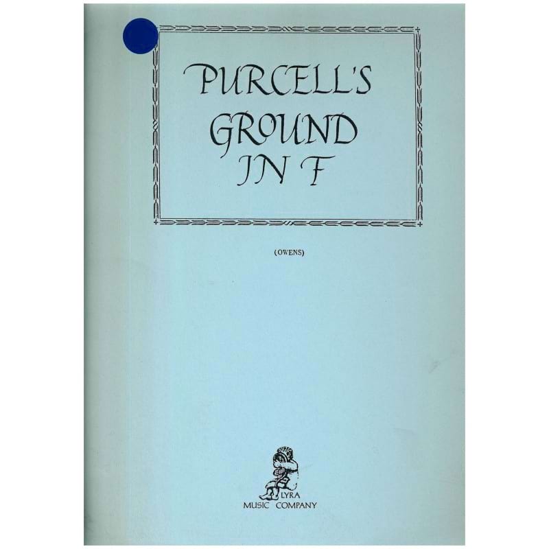 Purcell's Ground In F Maj. PURCELL Partition Harpe