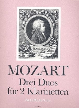 Drei Duos - 2 Klarinetten MOZART Partition Clarinette