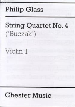 String Quartet N° 4 - Parties GLASS Partition Quatuors