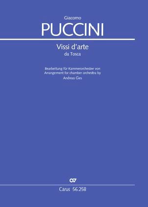 Vissi d'arte PUCCINI Partition Musique de chambre vocale