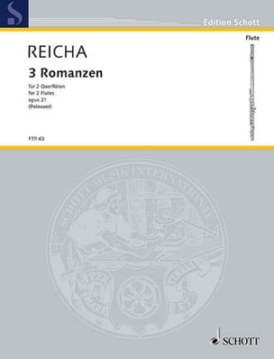 3 Romanzen op. 21 - 2 Flöten REICHA Partition Flûte traversière