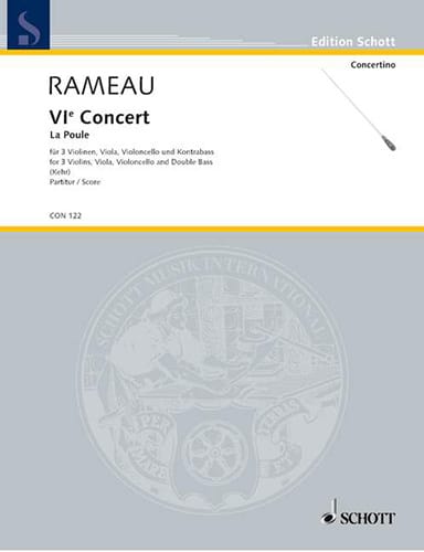 Concert n° 6 La Poule - Partitur - RAMEAU - Partition - Grand format