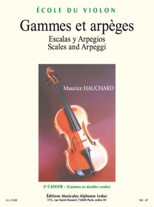 Gammes et Arpèges Volume 2 Maurice Hauchard Partition Violon