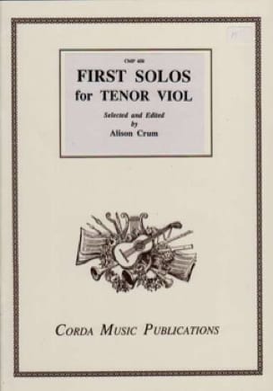 First Solos for Tenor Viol Partition Viole de gambe