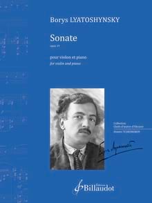 Sonate. Opus 19 Borys Lyatoshynsky Partition Violon