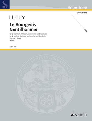 Le Bourgeois Gentilhomme - Partitur LULLY Partition Grand format