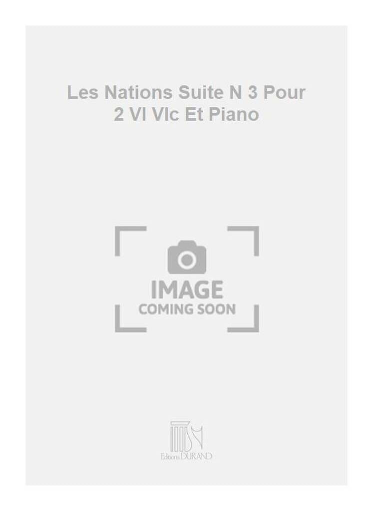 Les Nations - Suite n° 3 L'impériale COUPERIN Partition Quatuors