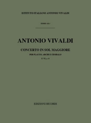 Concerto en Sol Maj. - F. 6 n° 8 - Partitura - VIVALDI - Partition