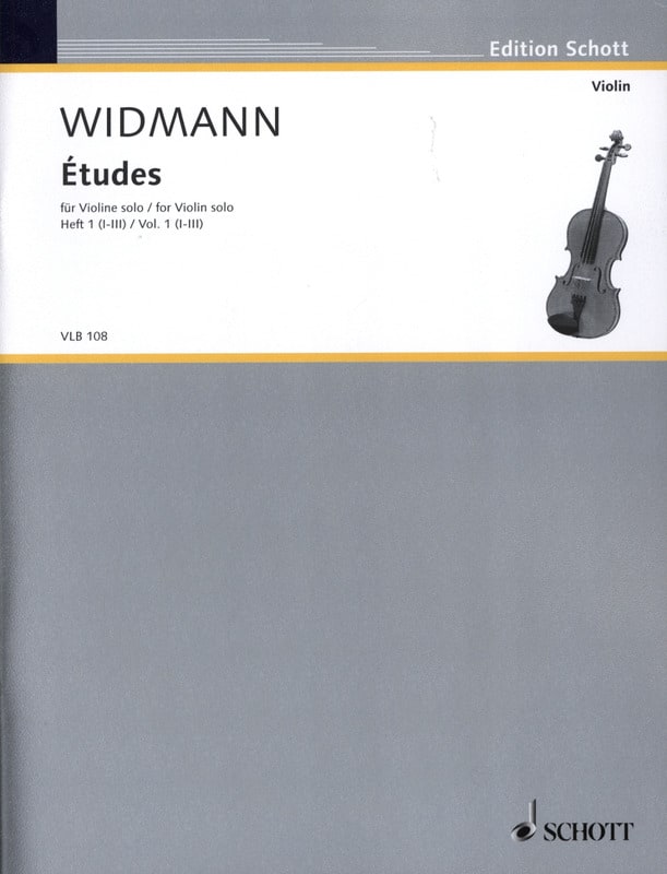 Etudes Volume 1 Joerg Widmann Partition Violon