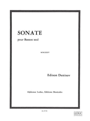 Sonate - Basson seul Edison Denisov Partition Basson