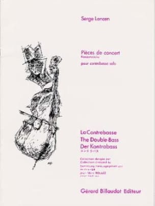 Pièces de Concert Serge Lancen Partition Contrebasse