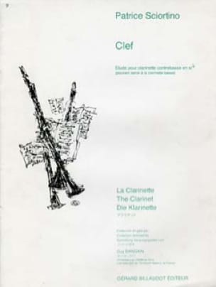 Clef Patrice Sciortino Partition Clarinette