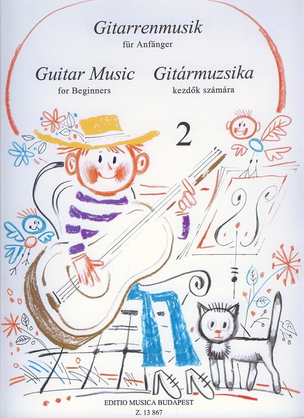 Guitar Music for Beginners - Vol 2 Laszlo Vereczkey Partition Guitare