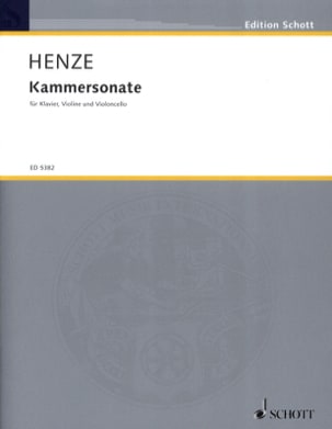 Kammersonate Hans-Werner Henze Partition Trios