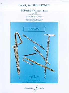 Sonate n° 4 en la mineur op. 23 BEETHOVEN Partition Flûte traversière