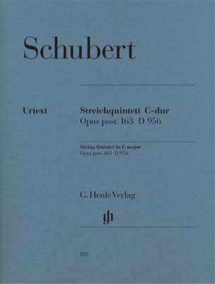 Quintette à cordes en Do majeur op. post. 163 D 956 - SCHUBERT