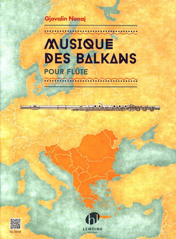 Musique des Balkans - Flûte Gjovalin Nonaj Partition Flûte traversière