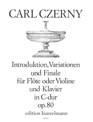 Introduktion, Variationen und Finale, op. 80 C-Dur - Flöte Violine Klavier