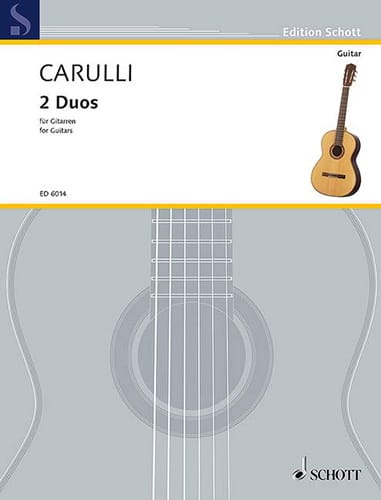 Zwei Duos Ferdinando Carulli Partition