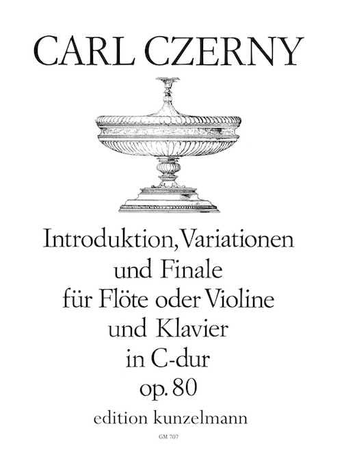Introduktion, Variationen und Finale, op. 80 C-Dur - Flöte Violine Klavier