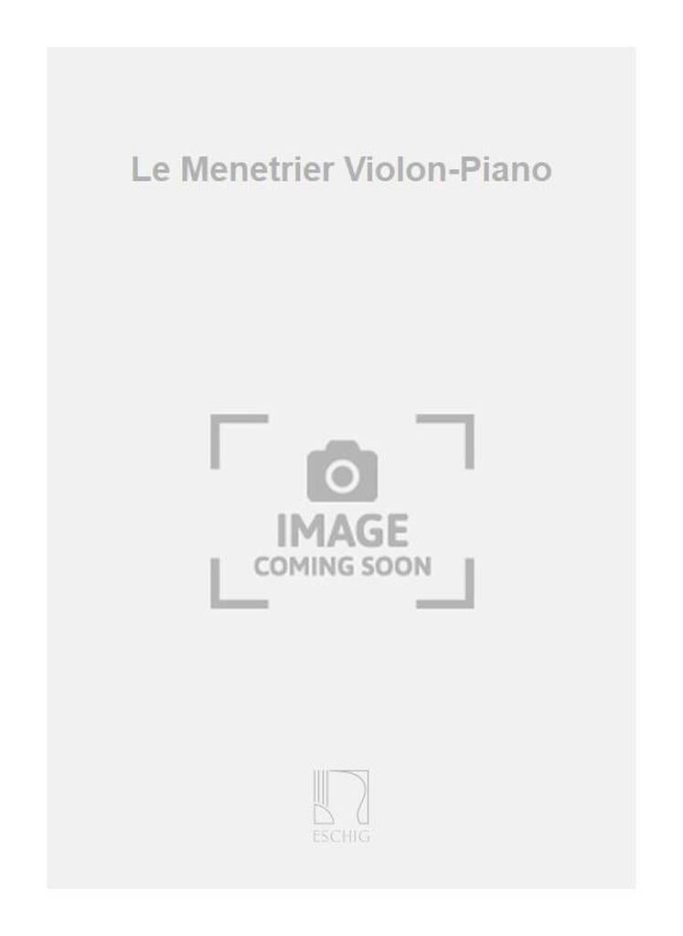 Le Ménétrier Pierre Lantier Partition Violon