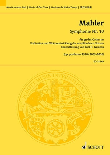 Symphonie n° 10 - Conducteur - MAHLER - Partition - Grand format