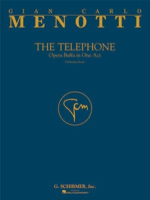 The Telephone Gian Carlo Menotti Partition Grand format