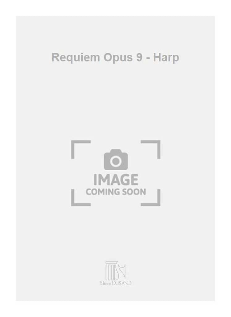 DURUFLE REQUIEM HARPE ORCHESTRE REDUIT Partition