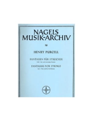 Fantasias For Strings Volume 1 PURCELL Partition