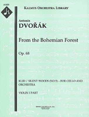Waldesruhe From The Bohemian Forest DVORAK Partition Grand format