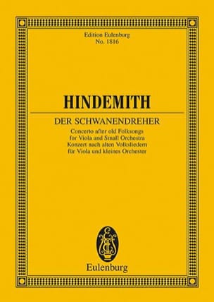 Der Schwanendreher - Conducteur HINDEMITH Partition Petit format