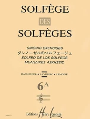 Volume 6a - S/A - Solfège des Solfèges Lavignac Partition Solfèges