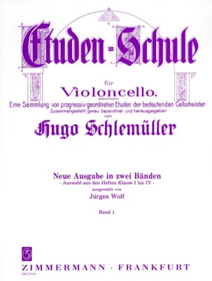 Etüden-Schule - Band 1 Hugo Schlemüller Partition Violoncelle