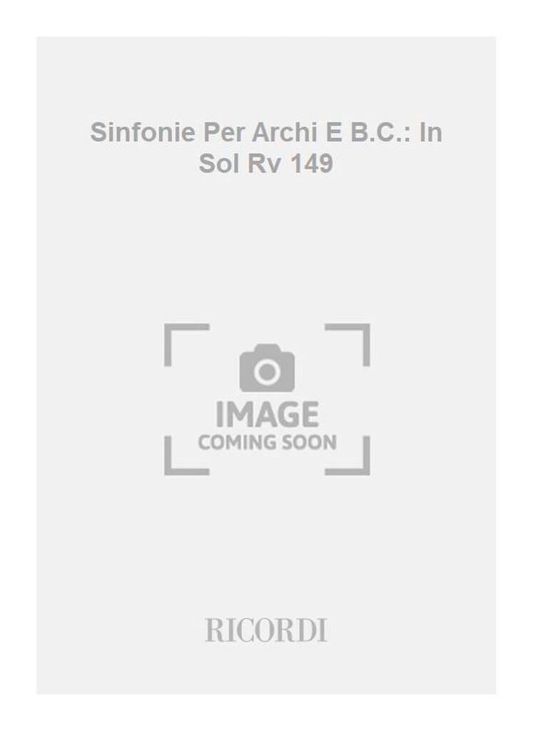 Sinfonia en Sol Maj. - F. 11 N° 40 - Partitura - VIVALDI - Partition