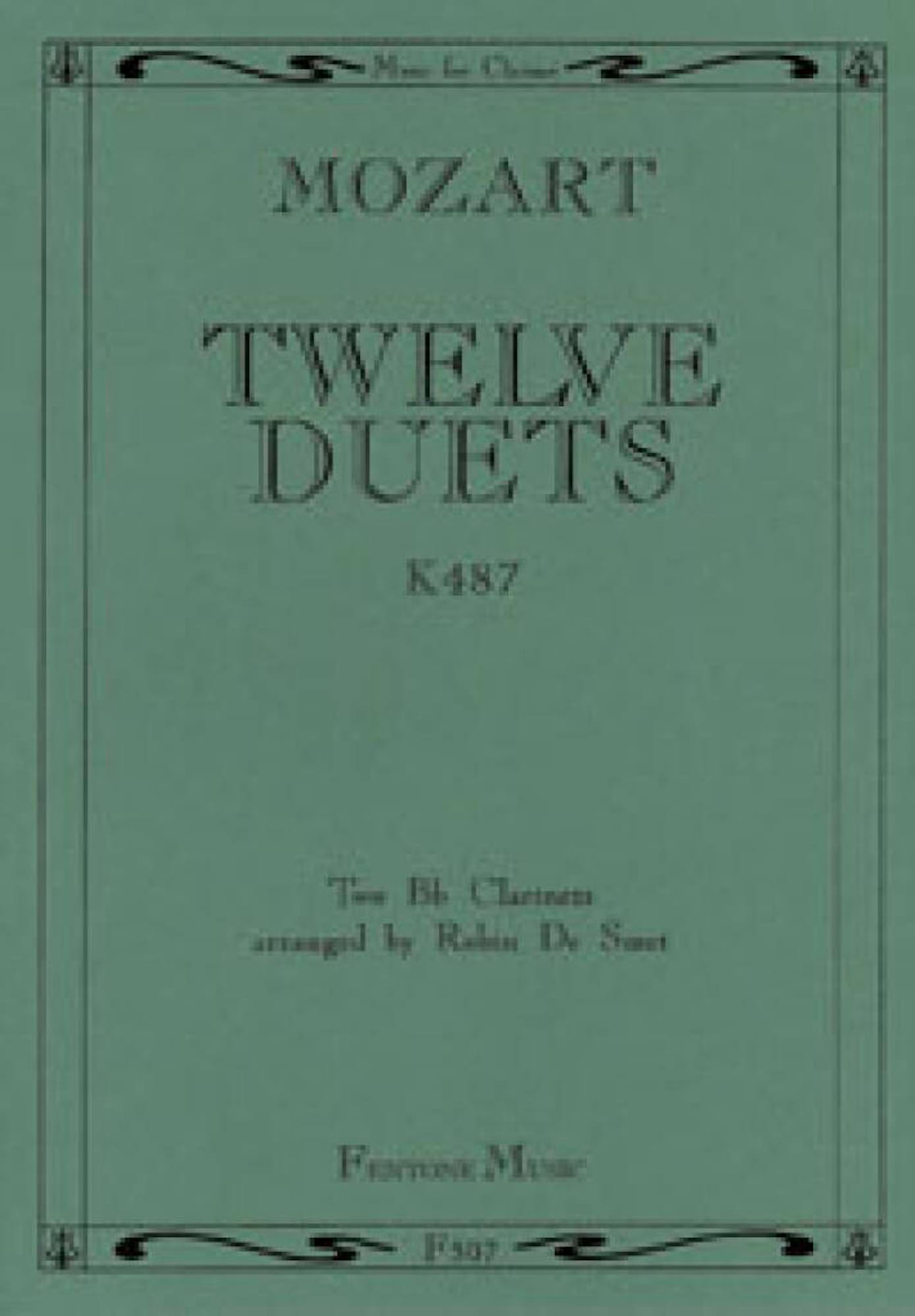 12 Duets - Mozart Wolfgang Amadeus / Smetana Bedrich - Partition