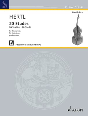 Parcourir les pages de 20 Etudes - Frantisek Hertl - Partition - Contrebasse