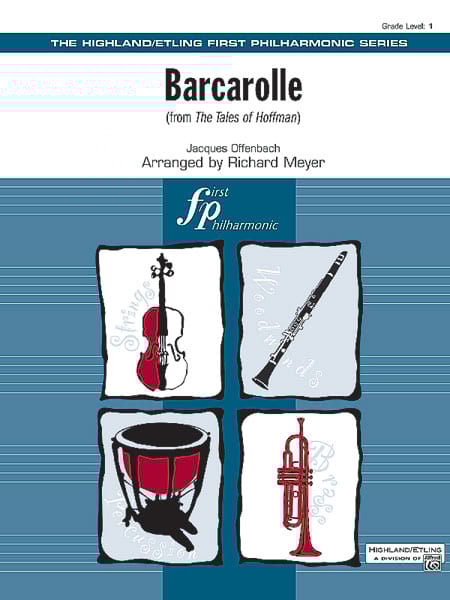 Barcarolle (Tales of Hoffman) OFFENBACH Partition