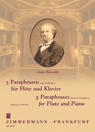 5 Paraphrasen nach Verdi-Opern - Giulio Briccialdi - Partition