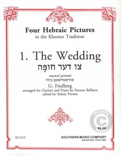 The Wedding G. Fitelberg Partition Clarinette